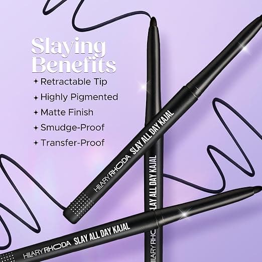 HILARY RHODA Hilary Rhoda Slay All Day Kajal | Waterproof Smudge-Proof Eye Kajal daily essentials & lifestyle — thumbnail 4 of 6