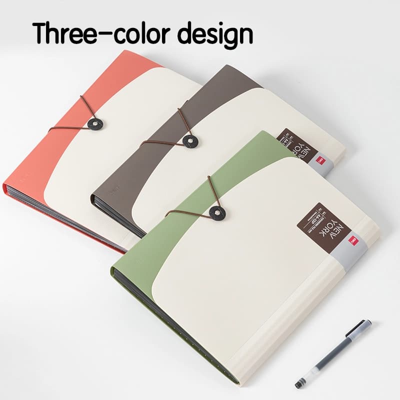 Deli Deli E5558 Office Expanding File | A4 Accordion Document Organizer stationary, toys & sports — thumbnail 2 of 5