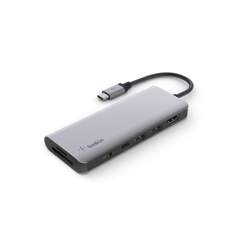 Belkin Belkin Connect USB-C 7-in-1 Multiport Hub Adapter AVC009btSGY electronics — thumbnail 2 of 3