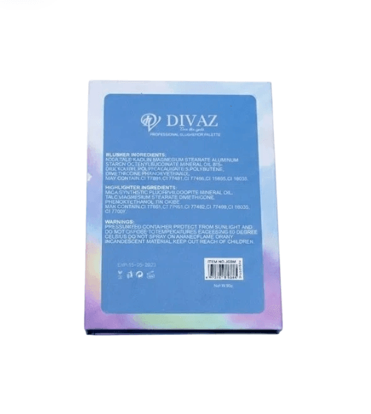 Divaz Divaz Blusher & Highlighter Palette | Highly Pigmented Face Makeup Palette for Natural Glow daily essentials &… — thumbnail 3 of 3