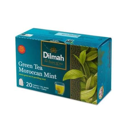 Dilmah Dilmah Green Tea with Moroccan Mint – 20 Tea Bags | Premium Herbal Green Tea daily essentials & lifestyle — thumbnail 4 of 7