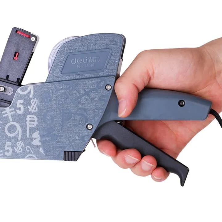 Deli Deli Price Label Gun 8 Digits E7504 | Single Line Price Labeller for Retail & Inventory stationary, toys & sports — thumbnail 4 of 4