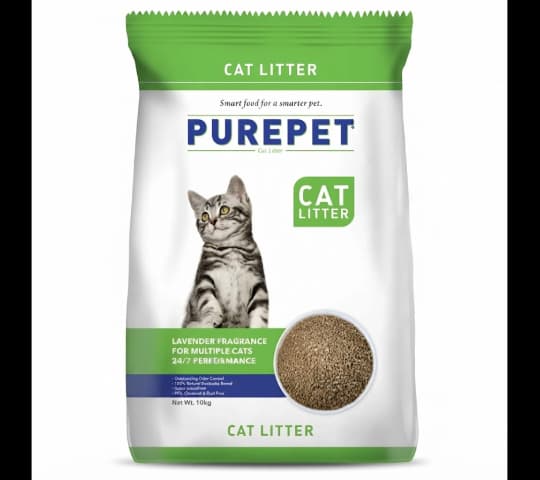 Purepet Cat Litter 10kg | Premium Cat Litter for Cats