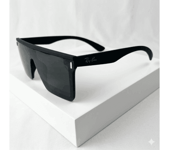 No Brand Original Branded Rectangle Shape Black Sunglasses For Men | Stylish UV Protection Men's Sunglasses daily… — thumbnail 2 of 3