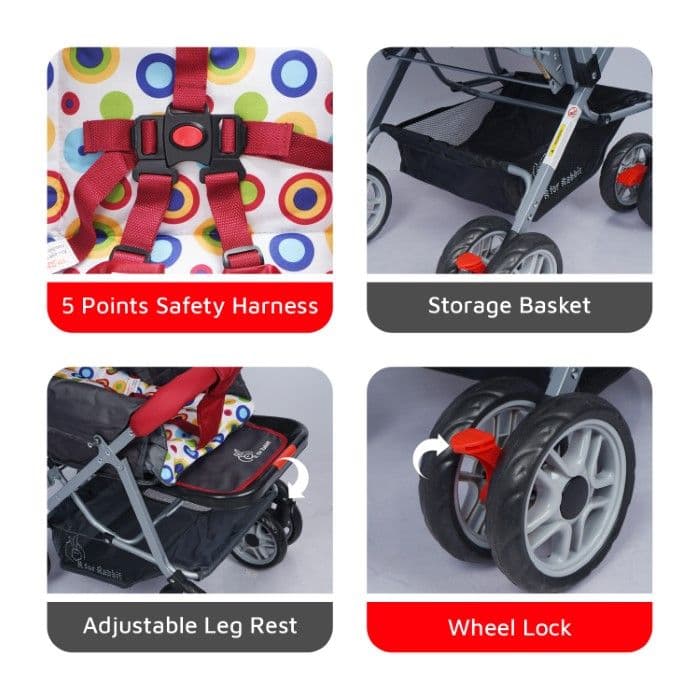 R For Rabbit R for Rabbit Lollipop Lite Baby Stroller-STLPBM2 (0-3years) daily essentials & lifestyle — thumbnail 5 of 6