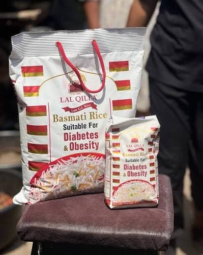 Lal Qilla Lal Qilla Diabetes & Obesity Basmati Rice 5kg | Low GI Healthy Rice daily essentials & lifestyle — thumbnail 4 of 7