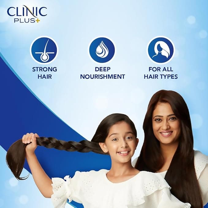 No Brand Clinic Plus Strong & Long Shampoo 325ml with Milk Proteins & Multivitamins for Healthy, Strong, Long Hair Growth &… — thumbnail 6 of 7
