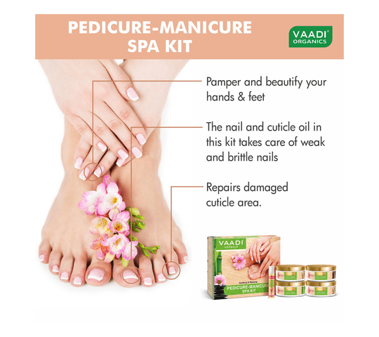 Vaadi Organics Vaadi Organics - Pedicure Manicure Spa Kit - Soothing & Refreshing (640 gms) - VH0466 daily essentials &… — thumbnail 2 of 2