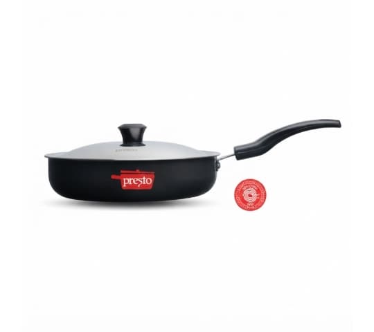 Presto Hard Anodized Induction Base Frypan 180mm | Non-Stick Fry Pan for Gas & Induction