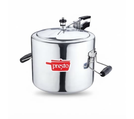 Presto Pressure Cooker Aluminium Classic Inner Lid 18 Litre | Heavy-Duty Pressure Cooker for Large Families
