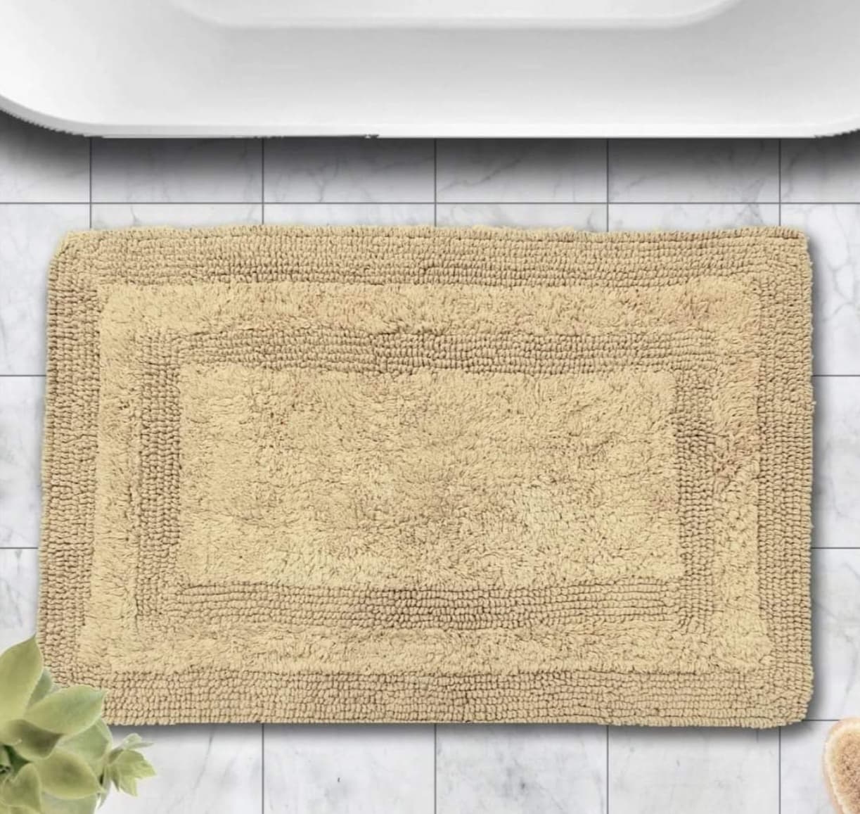 Pure Cotton Reversible Door Mats 40x60 cm