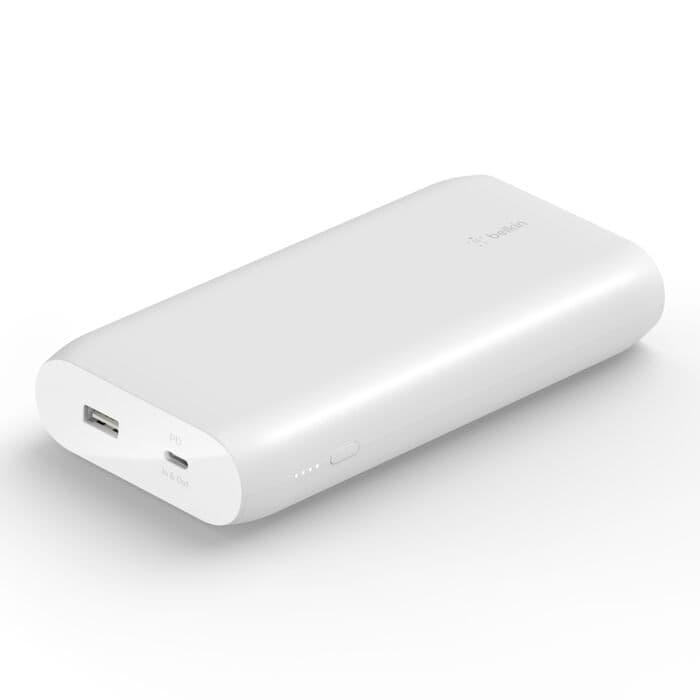 Belkin Belkin Power Bank – BoostCharge 20KmAh 30W USB-C PD – WHT BPB002btWT electronics — thumbnail 3 of 5
