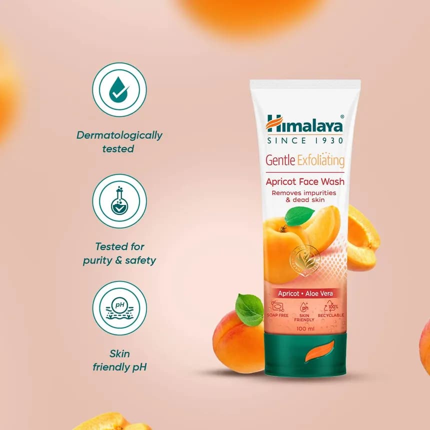 Himalaya Himalaya Gentle Exfoliating Apricot Face Wash 100ml daily essentials & lifestyle — thumbnail 2 of 2