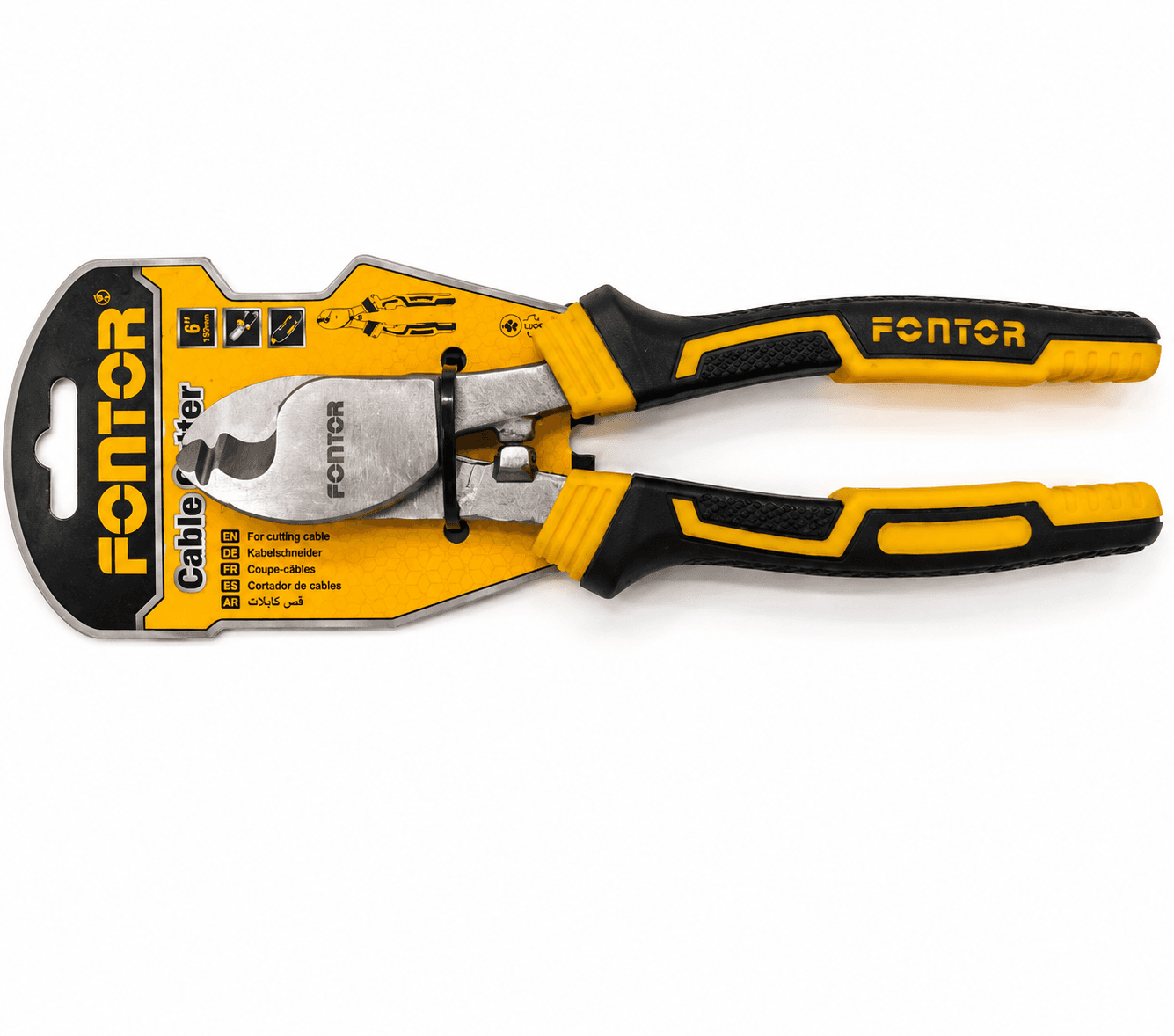 Fontor Cable Cutter 8 Inch 180694 Heavy Duty Wire & Cable Cutting Tool