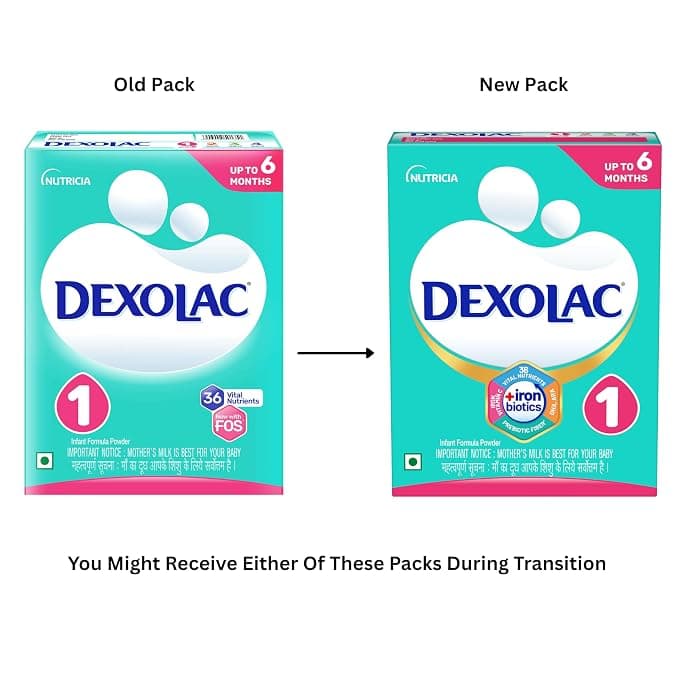 Dexolac Infant Formula Milk Powder Stage 1 400g | For Babies Up to 6 Months | With FOS & 36 Vital Nutrients daily… — thumbnail 5 of 5