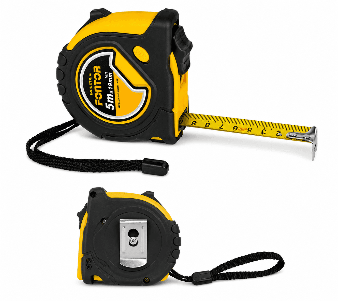 Fontor Fontor INCHTAPE 5M HMT025019 Heavy-Duty Measuring Tape with Durable Locking Mechanism hardware & machinery — thumbnail 2 of 3