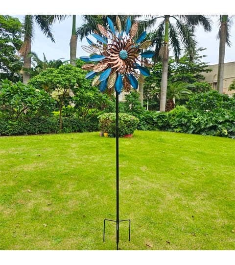 Senwell Leaves Large Wind Spinner with LED Solar Light #102