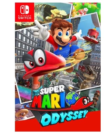 Nintendo Switch Game Super Mario Odyssey – 3D Adventure Game