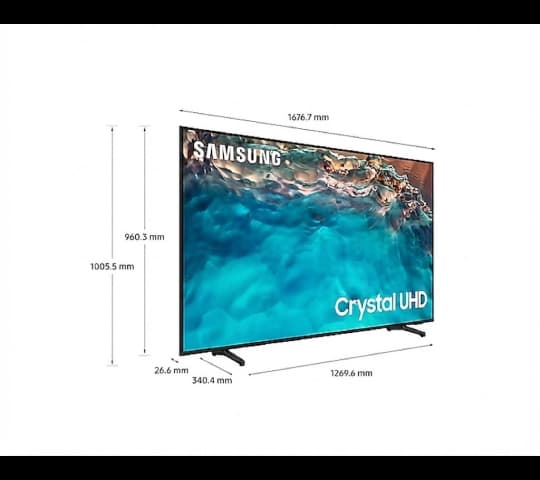 Samsung Samsung 75 Inch Crystal Ultra HD 4K Smart TV UA75BU8000 electronics — thumbnail 2 of 2