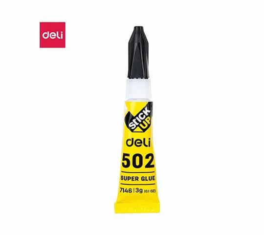 Deli Super Glue E7146 3GM – Strong Instant Adhesive for Plastic, Metal & Wood