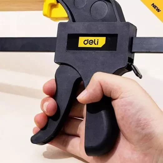 Deli Tools Quick Bar Clamp EDL110106 – Heavy Duty Woodworking & DIY Clamp hardware & machinery — thumbnail 2 of 2