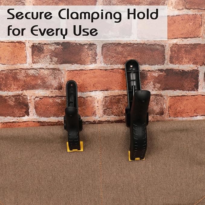 Deli Tools Deli EDL110006 Spring Clamp 6 Inch – Heavy Duty Plastic Grip Clamp hardware & machinery — thumbnail 3 of 4