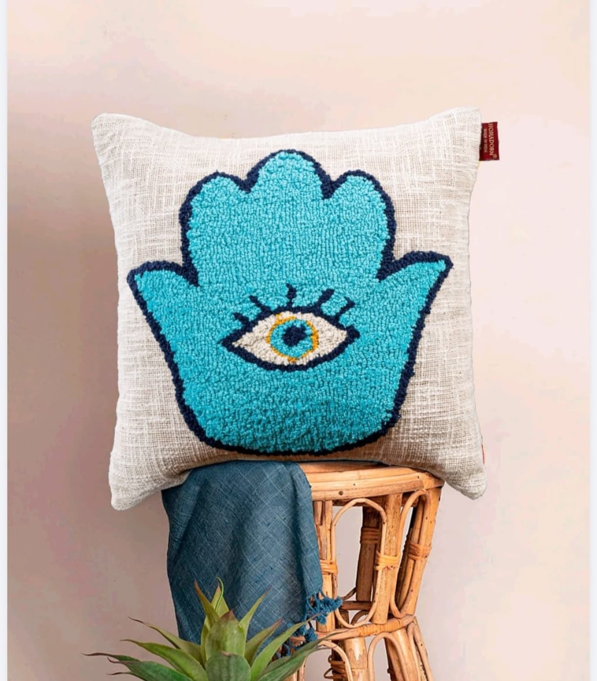 Premium Handtufted Cushion Covers 16x16 Inches