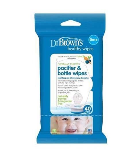 Dr. Brown's Pacifier and Bottle Wipes 0m+ , HG040-P2