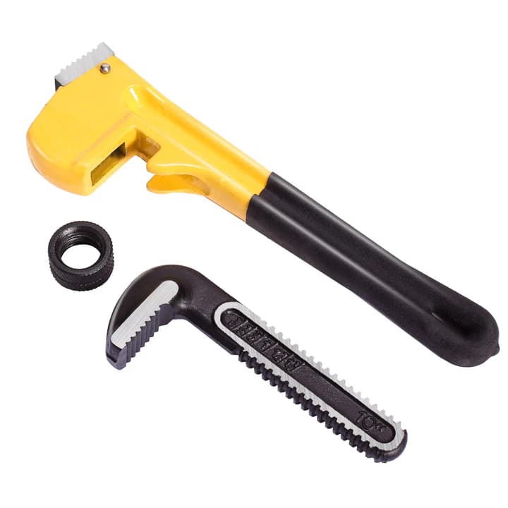 Deli Tools Deli Pipe Pliers EDL2510 | Heavy-Duty Adjustable Plumbing Pipe Wrench hardware & machinery — thumbnail 2 of 5