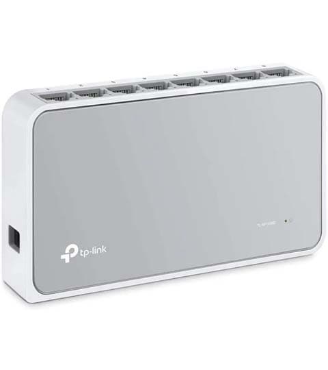 TIP-LINK TP-Link 8 Port 10/100Mbps Fast Ethernet Switch Desktop Ethernet Splitter Ethernet Hub Plug and Play Unmanaged… — thumbnail 3 of 3