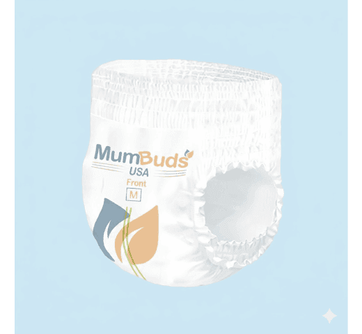 Mumbuds MumBuds USA Ultrathin Baby Diapers Medium (7-12kg) – 40 Pcs Pant Style | Ultra Soft, Breathable & Sensitive Skin… — thumbnail 3 of 3