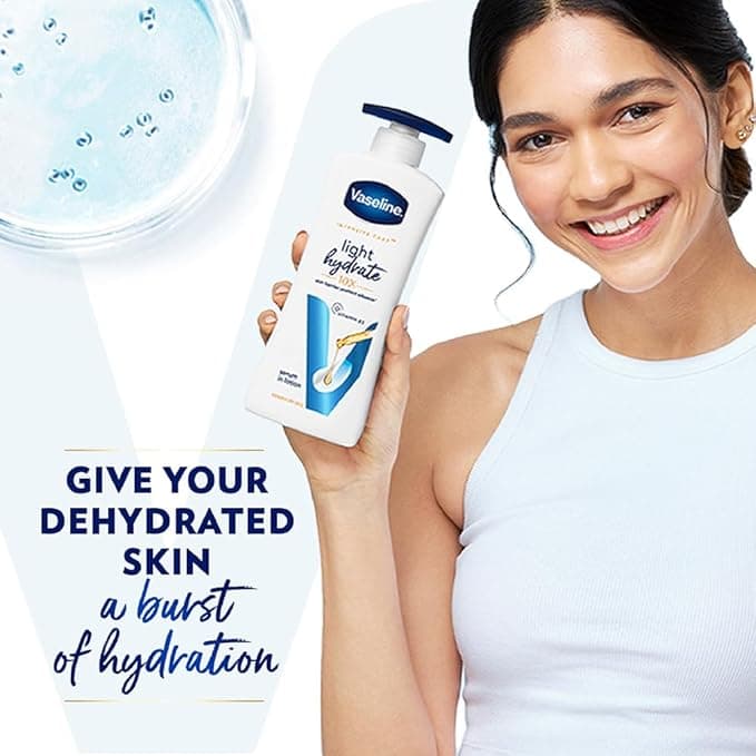 No Brand Vaseline Light Hydrate Serum In Lotion 400 ml | Superlight, Fast-Absorbing & Non-Sticky Body Moisturizer for Deep… — thumbnail 4 of 5