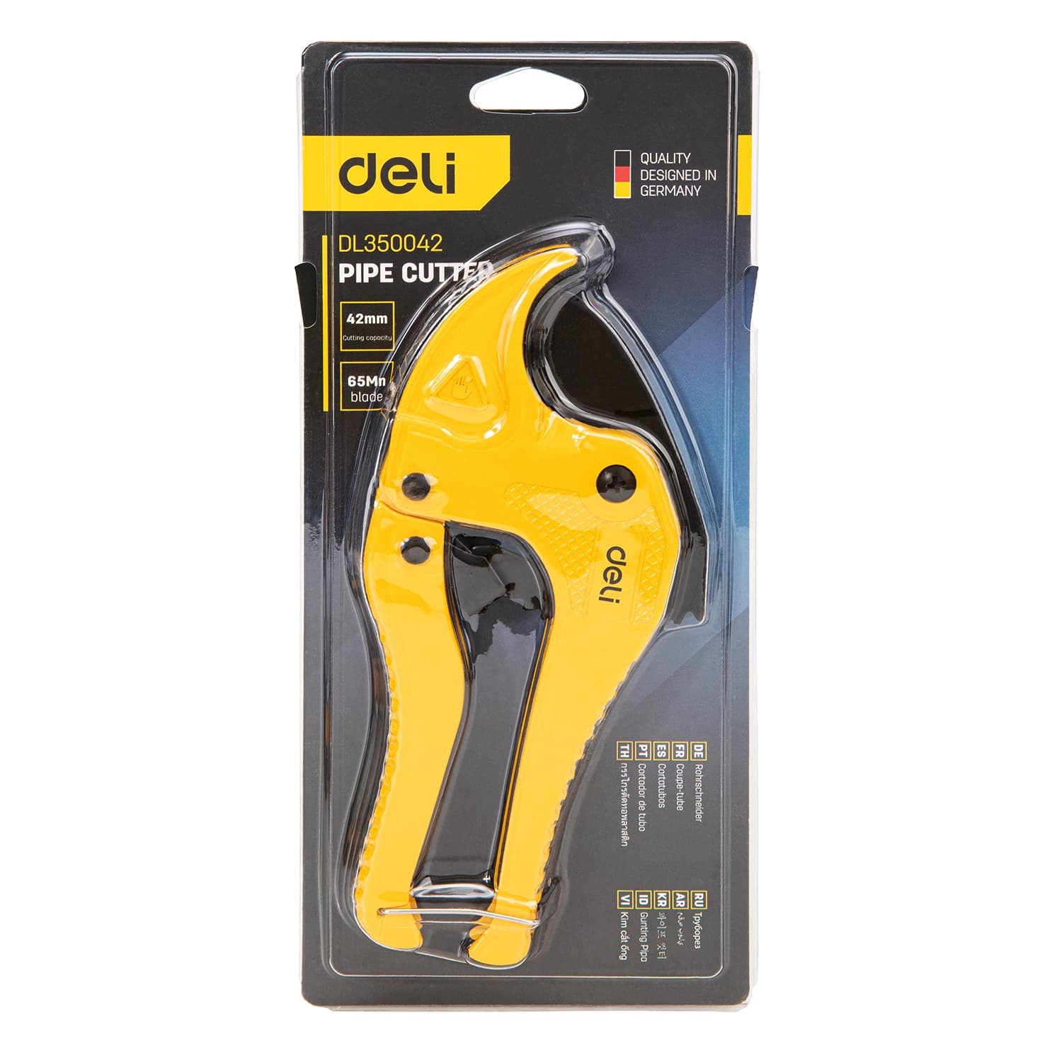 Deli Tools Deli EDL350042 Pipe Cutter 42mm | PVC & Plastic Pipe Cutting Tool hardware & machinery — thumbnail 4 of 5