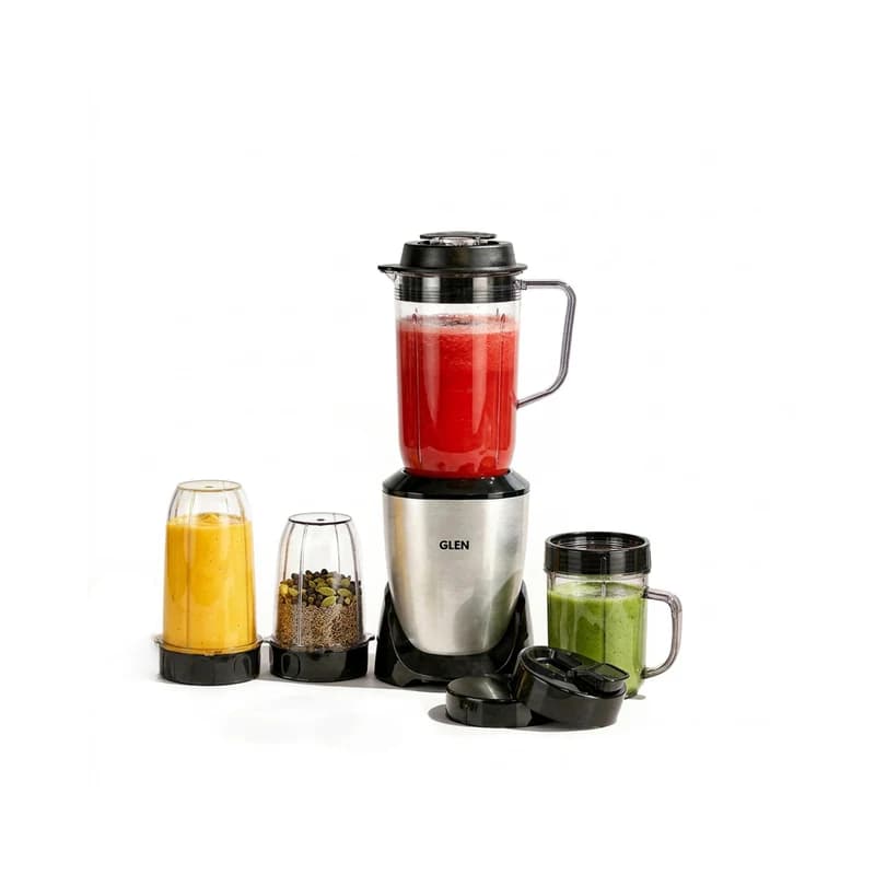 GLEN Nutri Blender Pro Mixer Grinder 900W with 4 Unbreakable Jars & 3 Stainless Steel Blades | Smoothie Maker & Masala Grinder SA4048UTPLUS