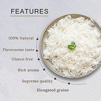 Lal Qilla Lal Qilla Diabetes Friendly Basmati Rice 1 Kg | Low GI Premium Rice daily essentials & lifestyle — thumbnail 5 of 7