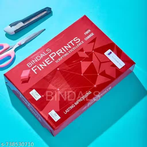 Bindals Fine Prints Printing & Writing Paper – A4 Size (210 × 297 mm), 75 GSM, 500 Sheets