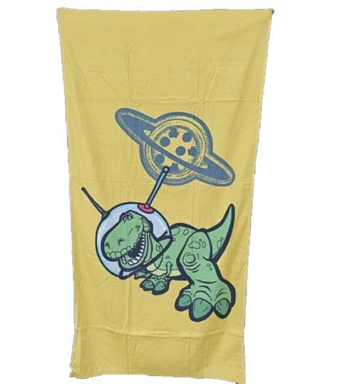 Space by Welspun Pure Cotton Dinosaur Kids Bath Towel