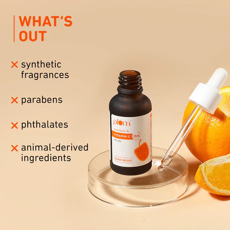 Plum Plum Mandarin & Vitamin C Brightening Face Serum 30ml daily essentials & lifestyle — thumbnail 7 of 8