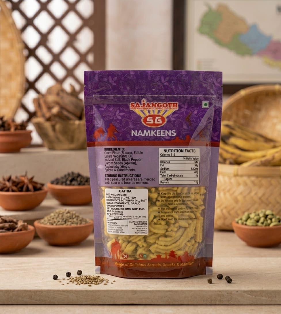 Sajan Goth Sajan Goth Gathia Namkeen 200gm daily essentials & lifestyle — thumbnail 2 of 2