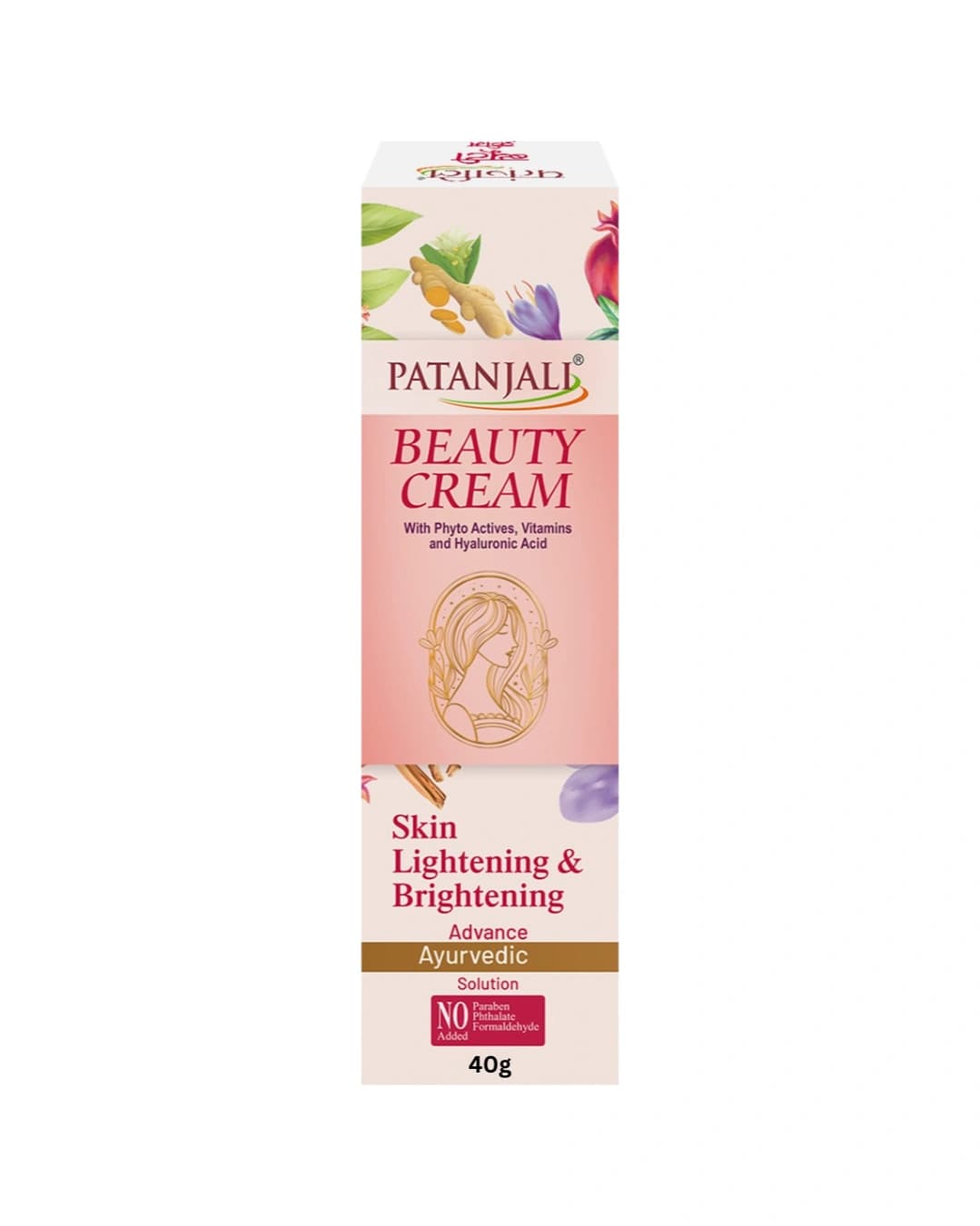 Patanjali Beauty Cream 40gm | Ayurvedic Face Cream for Glowing & Moisturized Skin