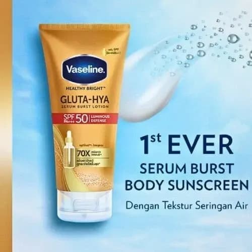 Vaseline Vaseline Gluta-Hya SPF 50 PA+++ Sunscreen Serum Lotion 70ml daily essentials & lifestyle — thumbnail 2 of 2
