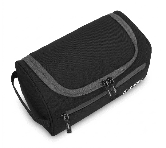 WildHorn WildHorn Men's Polyester Toiletry Bag | Water-Resistant Travel Organizer Kit for Shaving, Grooming & Accessories… — thumbnail 2 of 2