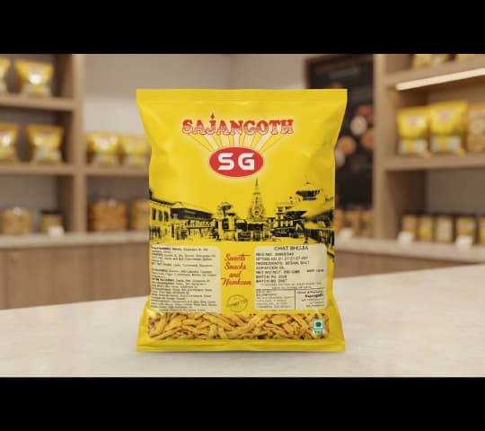 Sajan Goth Chat Bhujia 200gm – Crispy & Spicy Indian Namkeen daily essentials & lifestyle — thumbnail 2 of 2