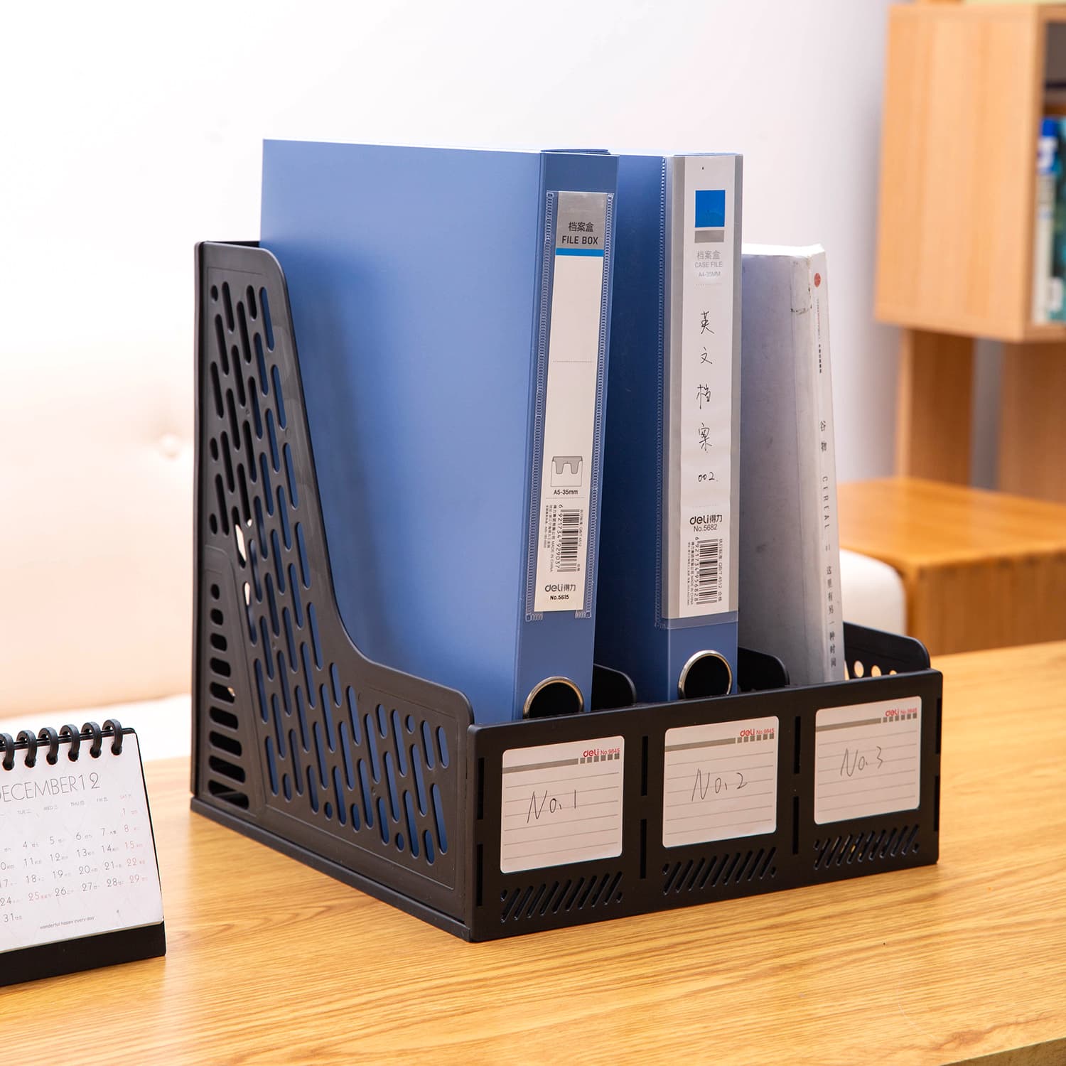 Deli Deli-E9845 Magazine Container | A4 Plastic File Holder for Office & Home stationary, toys & sports — thumbnail 5 of 5