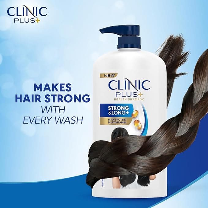 No Brand Clinic Plus Strong & Long Shampoo 325ml with Milk Proteins & Multivitamins for Healthy, Strong, Long Hair Growth &… — thumbnail 5 of 7