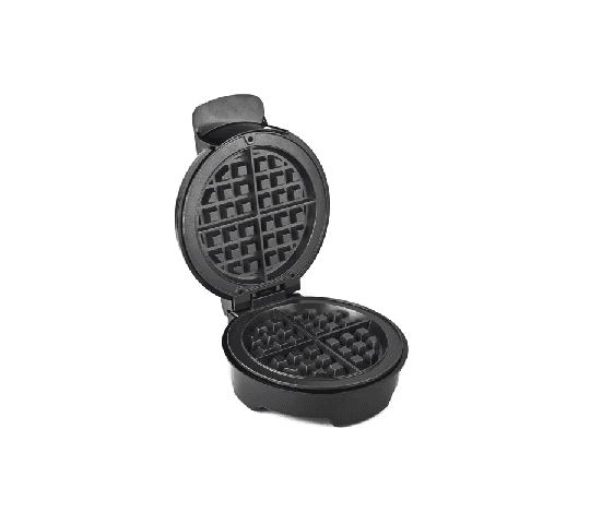 GLEN Electric Waffle Maker 750W with Non-Stick Coating Plates – Black SA-3026WM