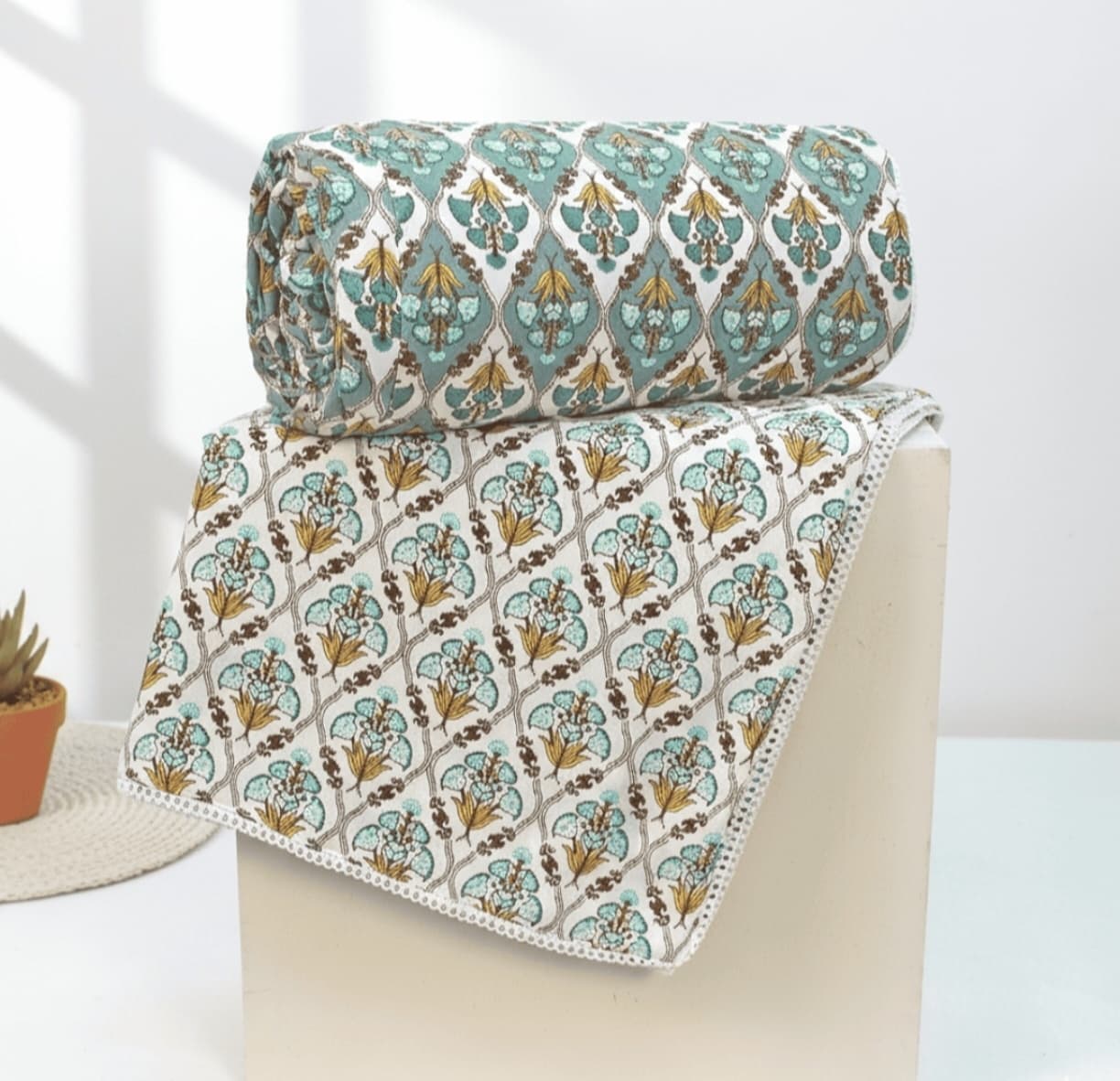 That Summer Blanket – Soft Lightweight Printed Cotton Blanket for Summer