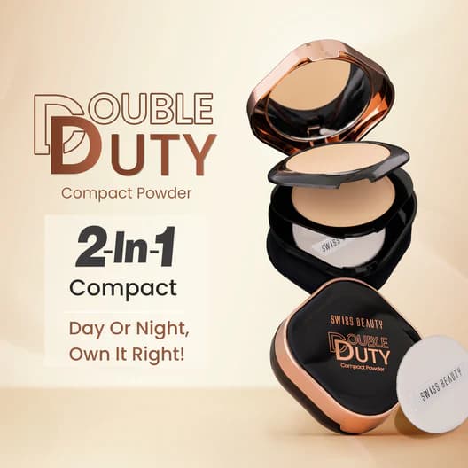 Lady Sarah Swiss Beauty Double Duty Compact Powder | Long-Lasting Matte Finish daily essentials & lifestyle — thumbnail 7 of 7