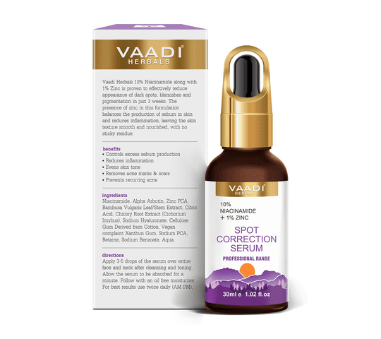 Vaadi Organics Vaadi Organics - Spot Correction Serum With 10 % Niacinamide & 1% Zinc (30 ml) - VH0693 daily essentials &… — thumbnail 2 of 2