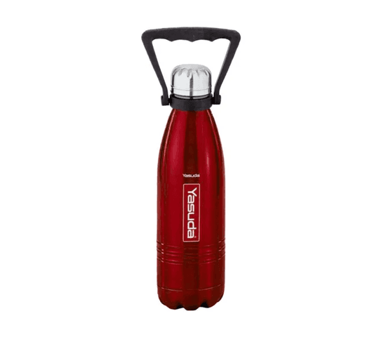 Yasuda - Yasuda 0.5 ltrs Vacuum Flask Bottle Hot and Cold YS-CB500 Red- Big Digital